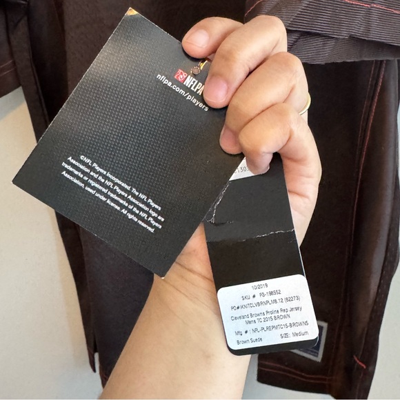 NFL Men's Cleveland Browns Blank Jersey Size M - Picture 8 of 10